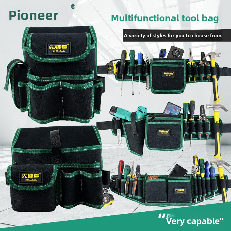 Canvas tool pouch